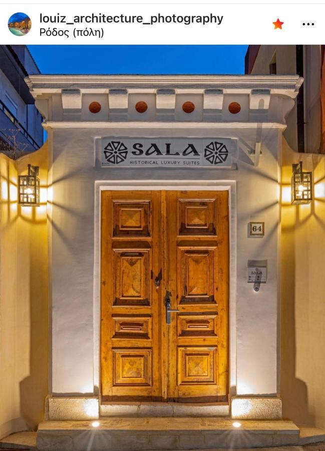 Sala Historical Luxury Suites Rhodes City Εξωτερικό φωτογραφία